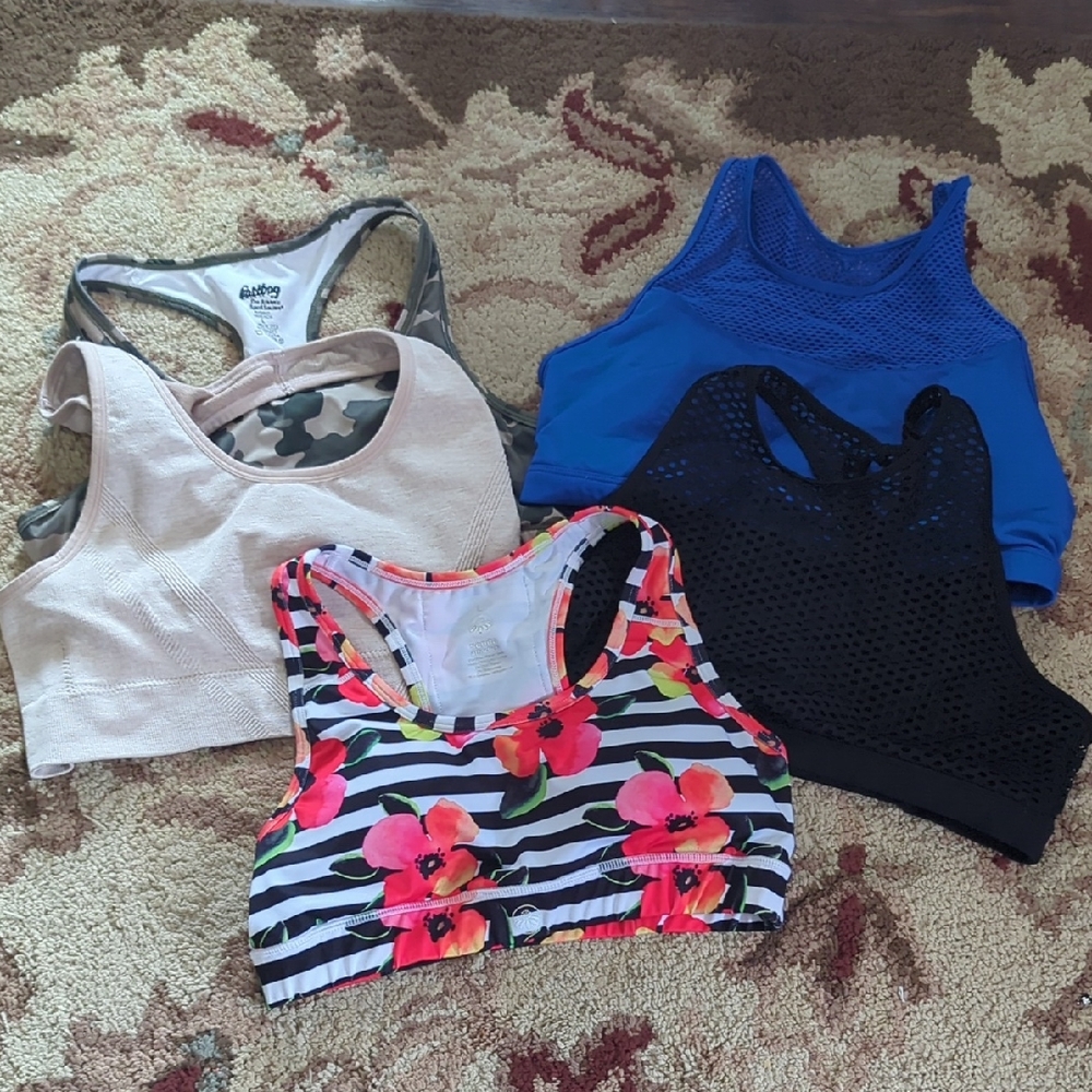 Colorful Women's Sports Bra Set